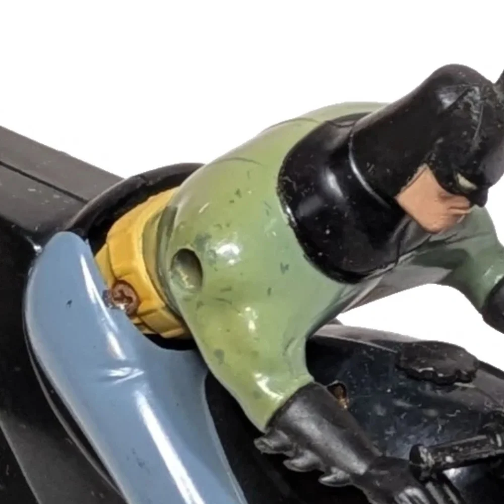 1992 DC Comics Kenner Batman The Animated Series Batcycle with Motori Turbo - Picture 4 of 4